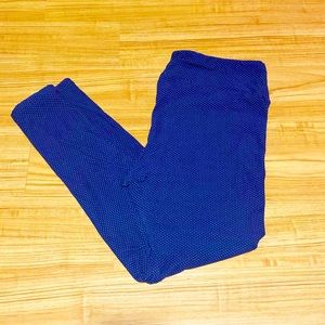LuLaRoe, Blue, PolkaDot Tall & Curvy Leggings